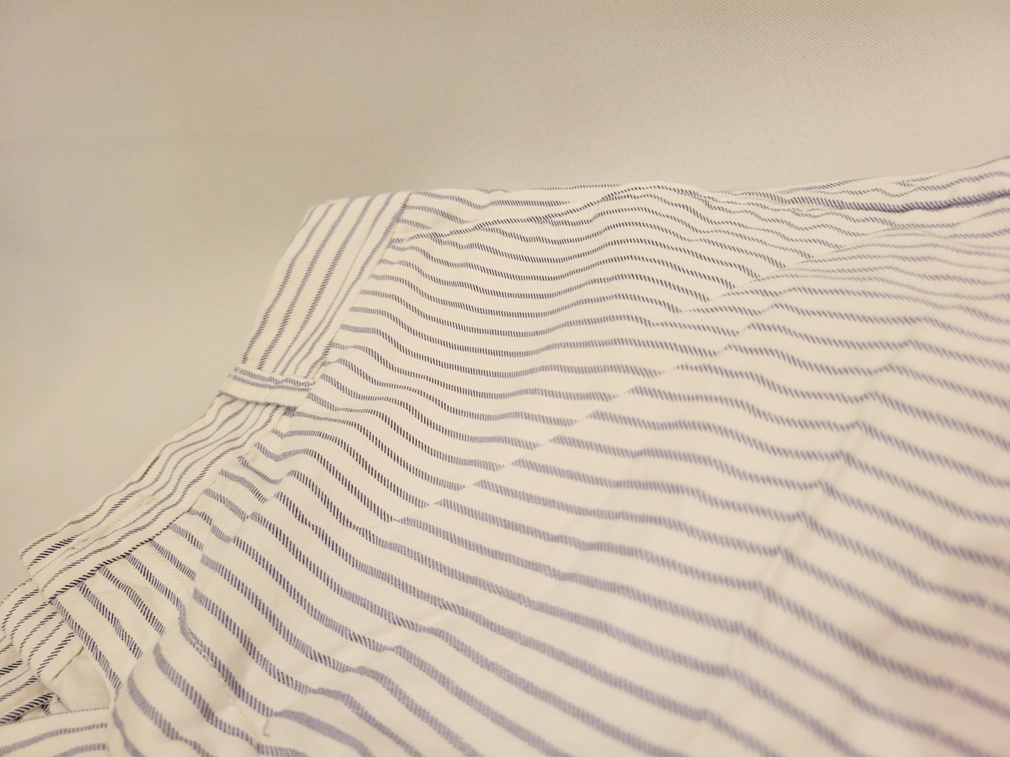 Blue & White Striped Chino Shorts Size 4