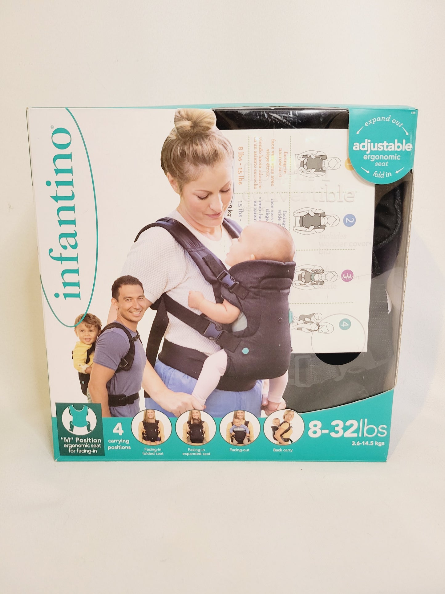 Infantino Flip 4-in-1 Convertible Carrier 8-32lbs