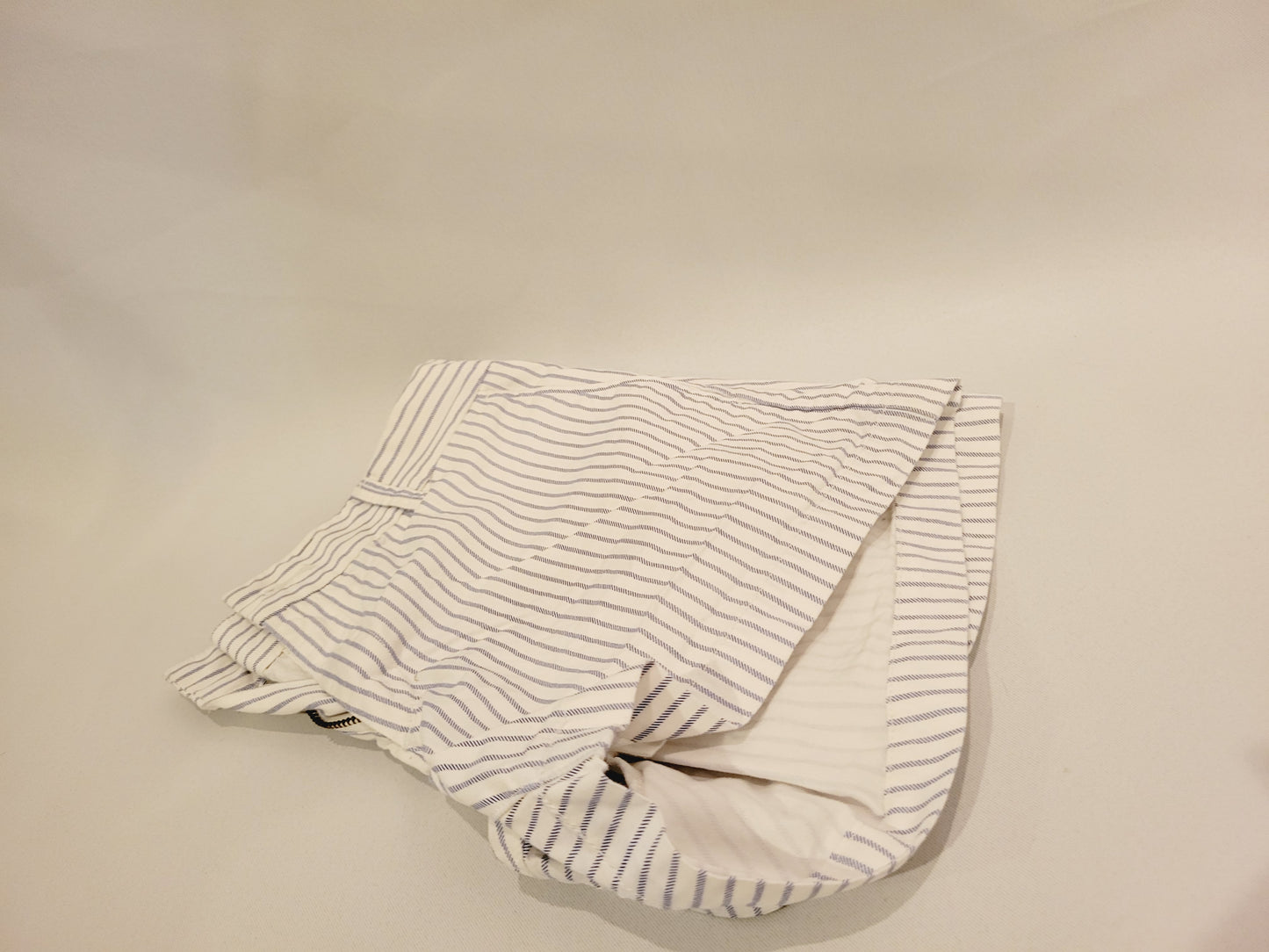 Blue & White Striped Chino Shorts Size 4