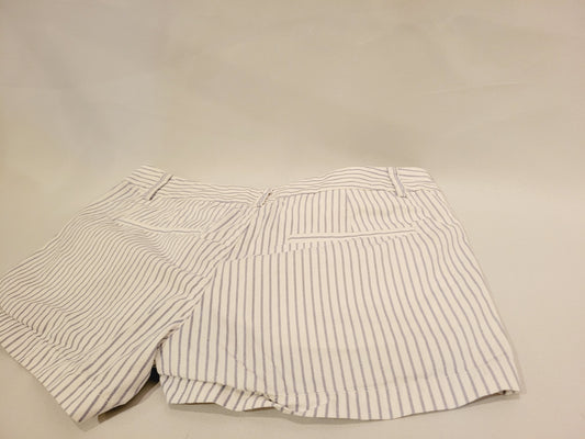 Blue & White Striped Chino Shorts Size 4