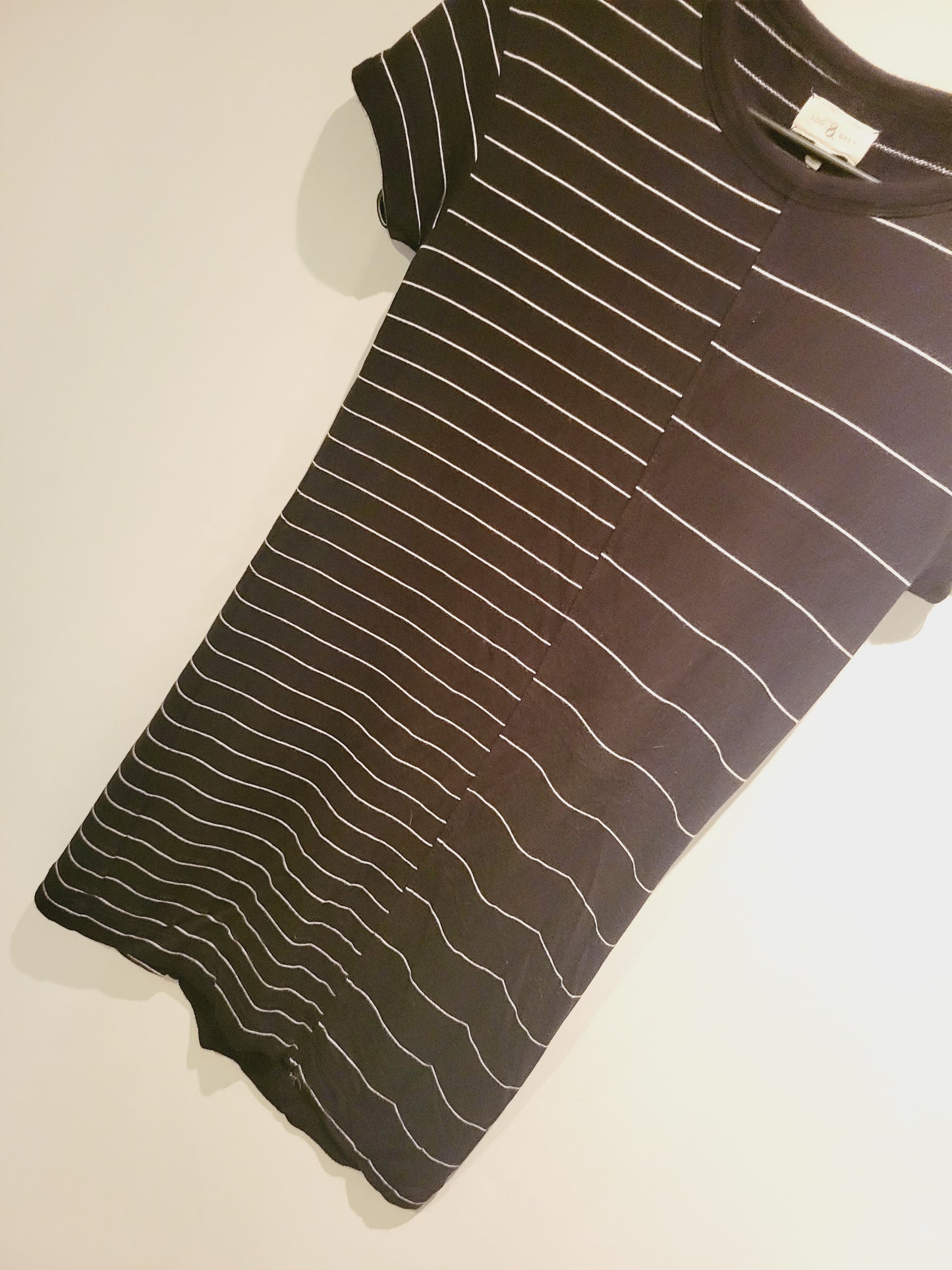 Lou & Grey Striped Shirt Dress Size S