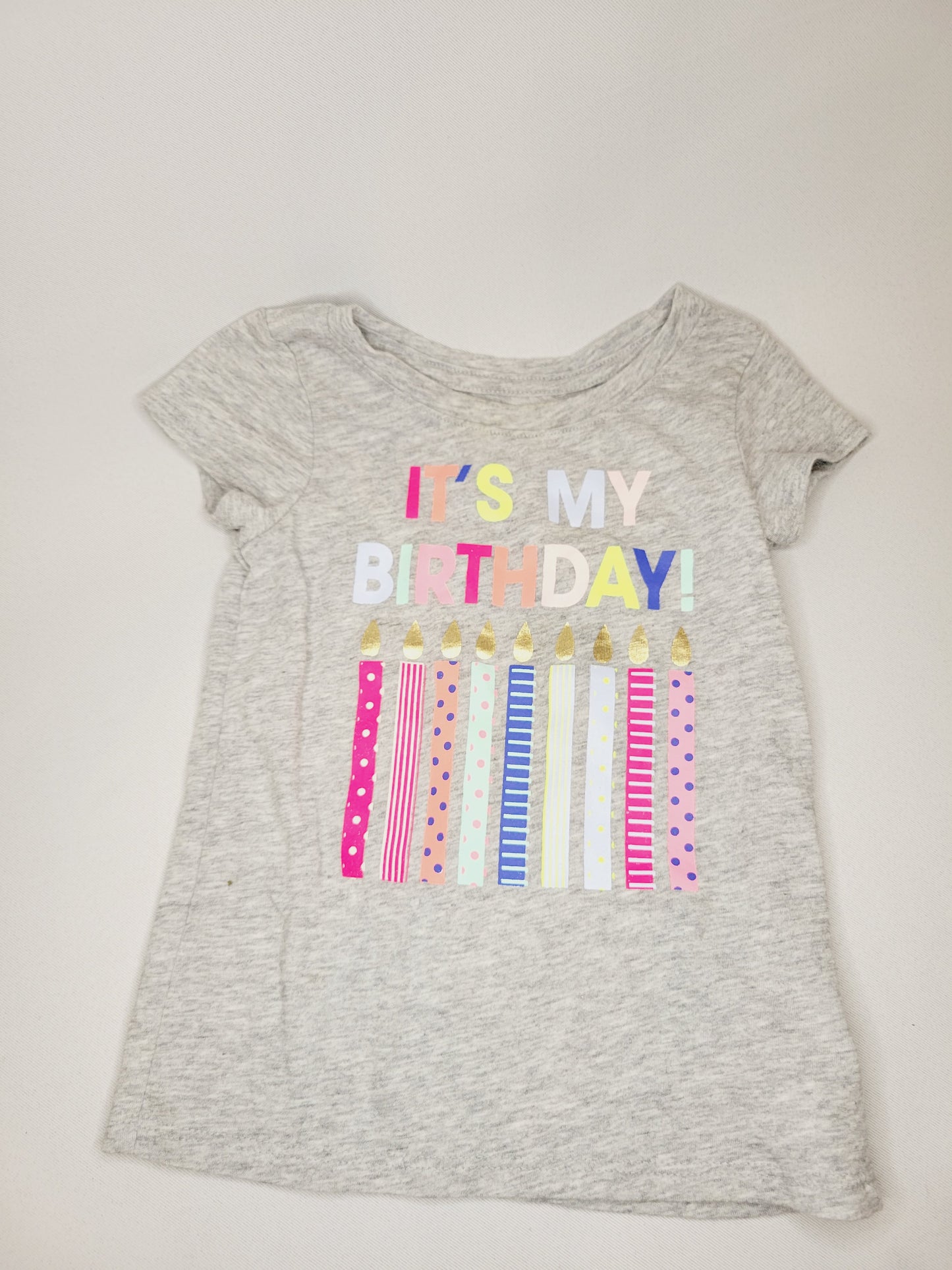 Cat & Jack Birthday T-Shirt, Size 2T