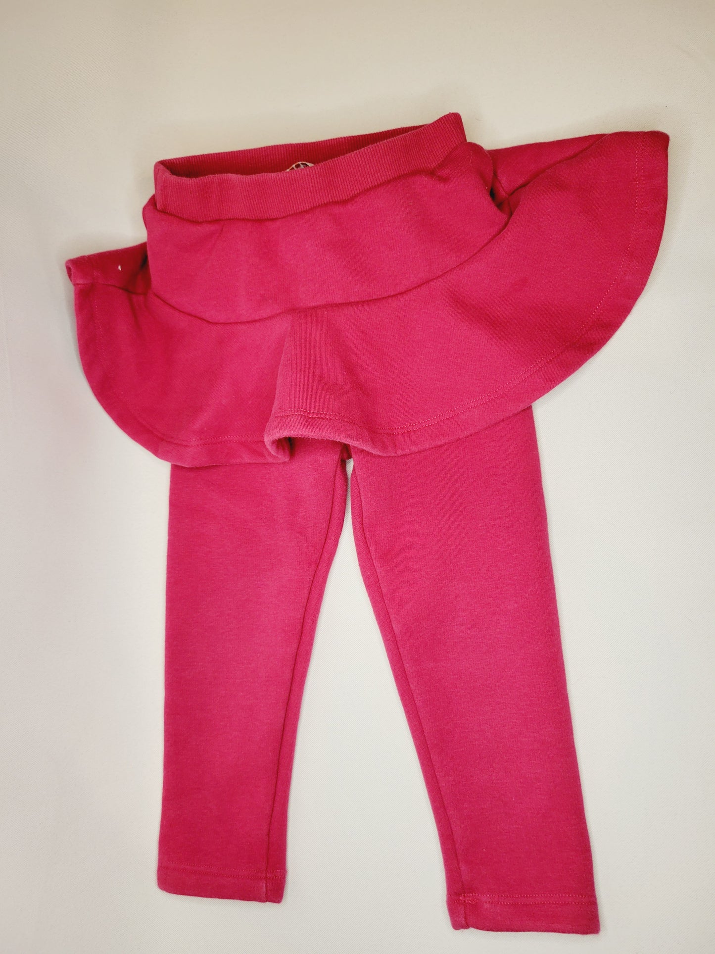 Alex + Nova Fleece Lined Pants with Skirt Overlay, Size 2T