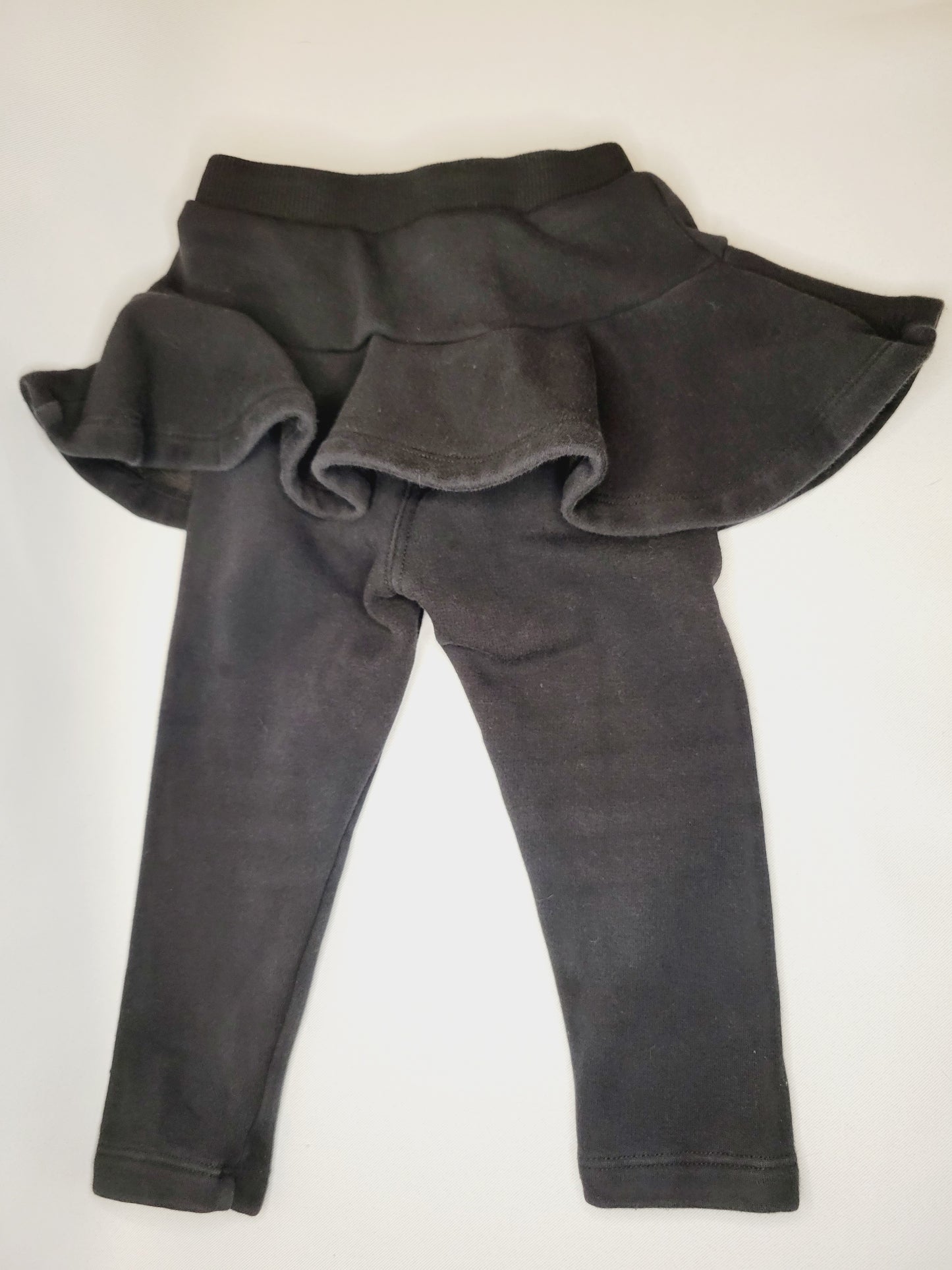 Alex + Nova Fleece Lined Pants with Skirt Overlay, Size 2T