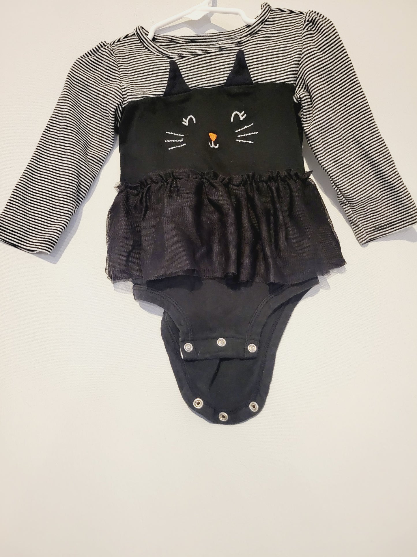 Carter's Halloween Cat Tutu Bodysuit, Size 18M