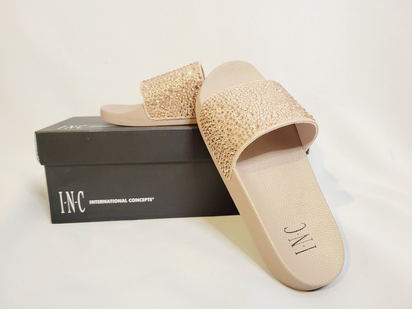 International Concepts, INC Slide Sandals, Size 8, NWOT