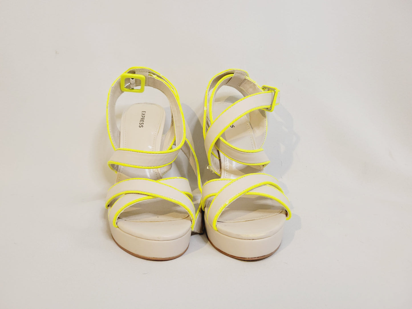 Express Strappy Sandal Heels, Size 7