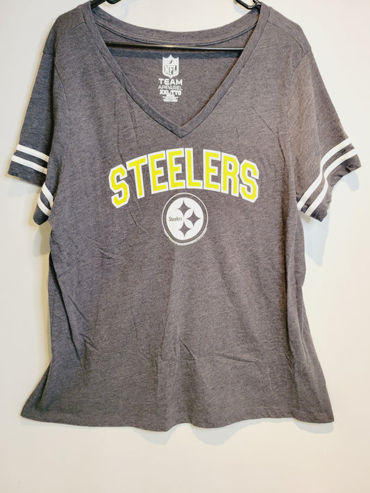 NFL Team Apparel Steeler's T-Shirt, Size XXL