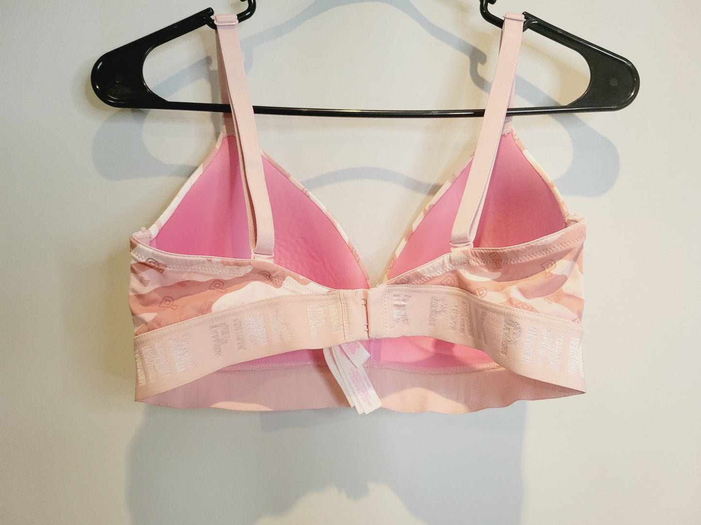 Pink Victoria's Secret Wear Everywhere Wireless Bra, Size 36D