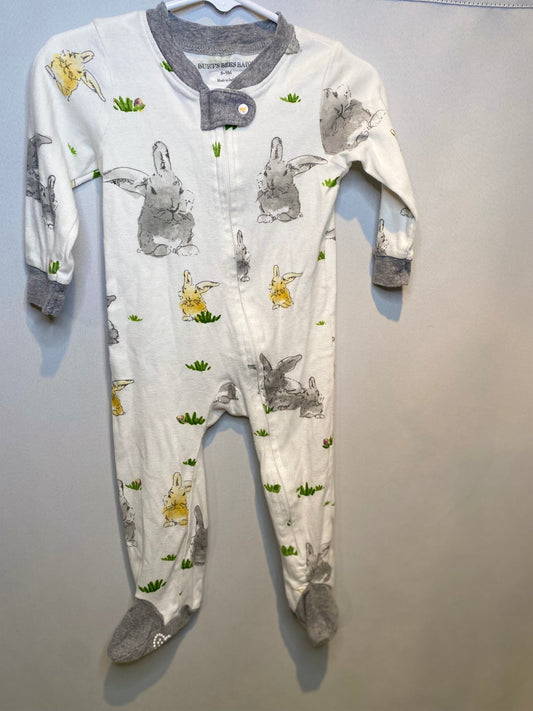 Burts Bees Baby Footie Pajama, Size 6-9M