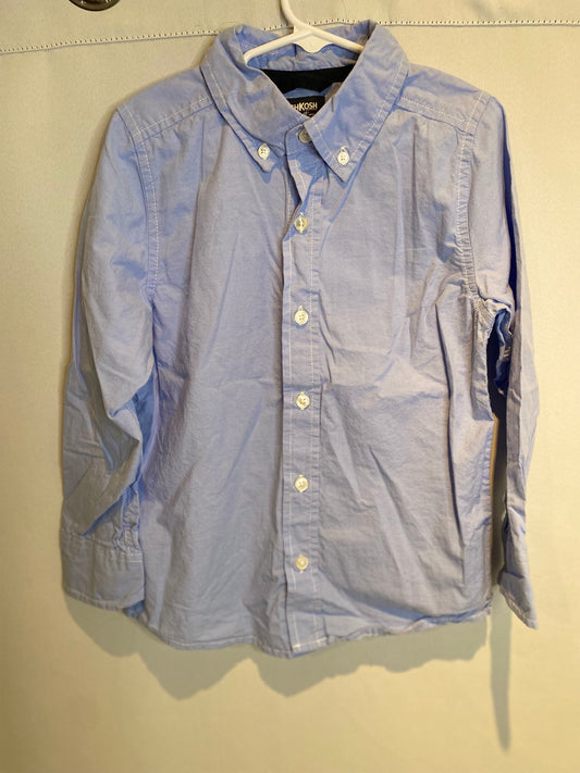 Oshkosh Oxford Dress Shirt Size Youth 7